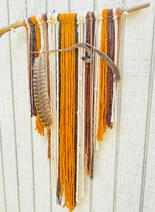 Safflower & Natraj Branch Macrame