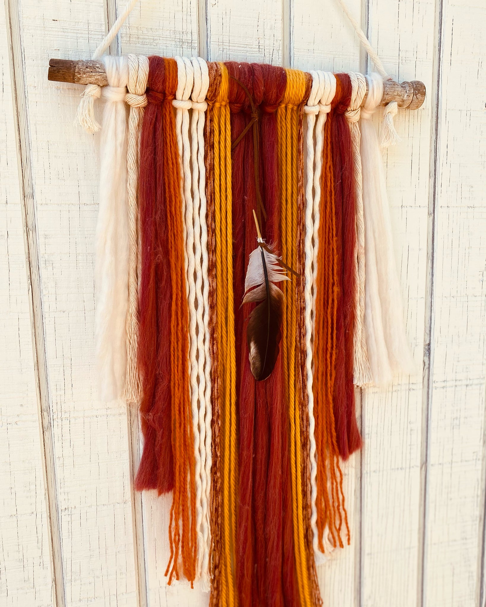 Antique Spindle & Warm Macrame