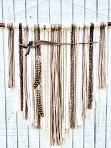 Natraj Branch & Mushroom and Sand Macrame (large)