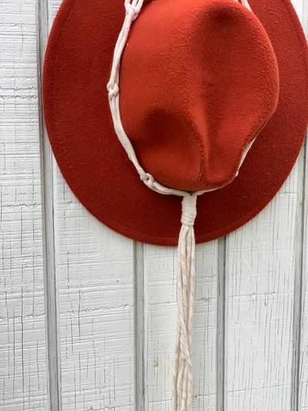 Natural Tassel Hat Holder